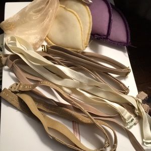 Asst. bra straps & pads
